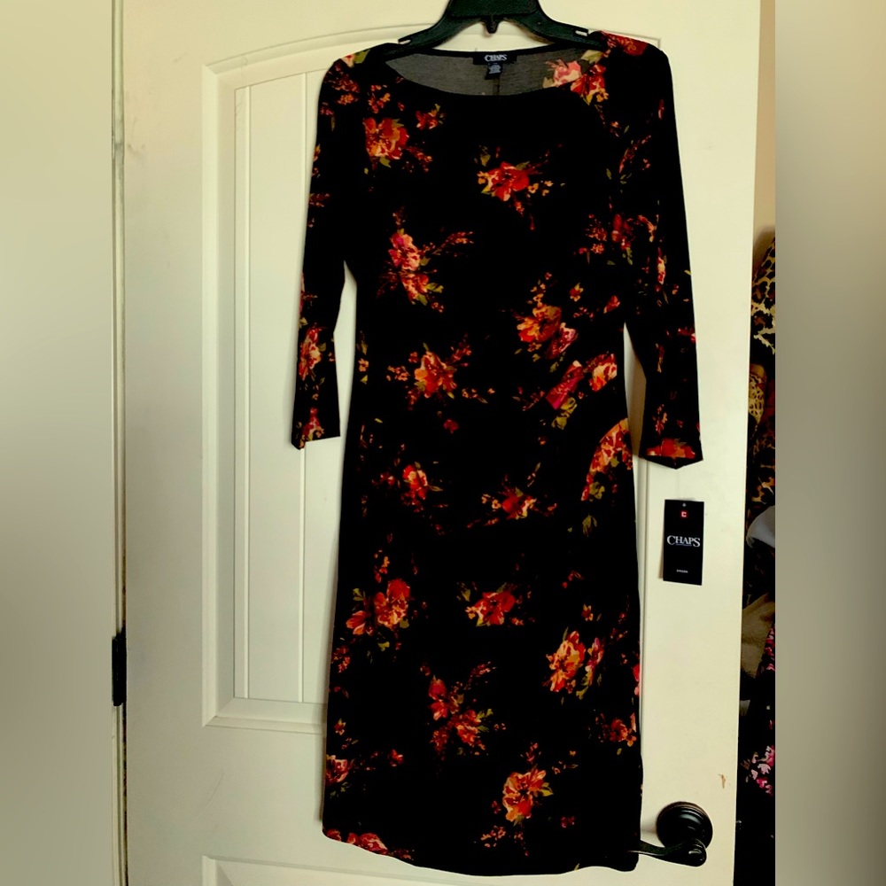 Chaps long sleeve dress New
